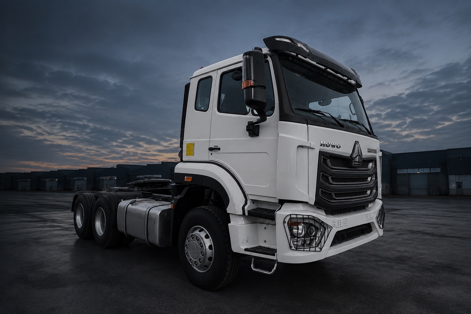 HOWO NX 6x4 tractor truck — illustrative studio image
