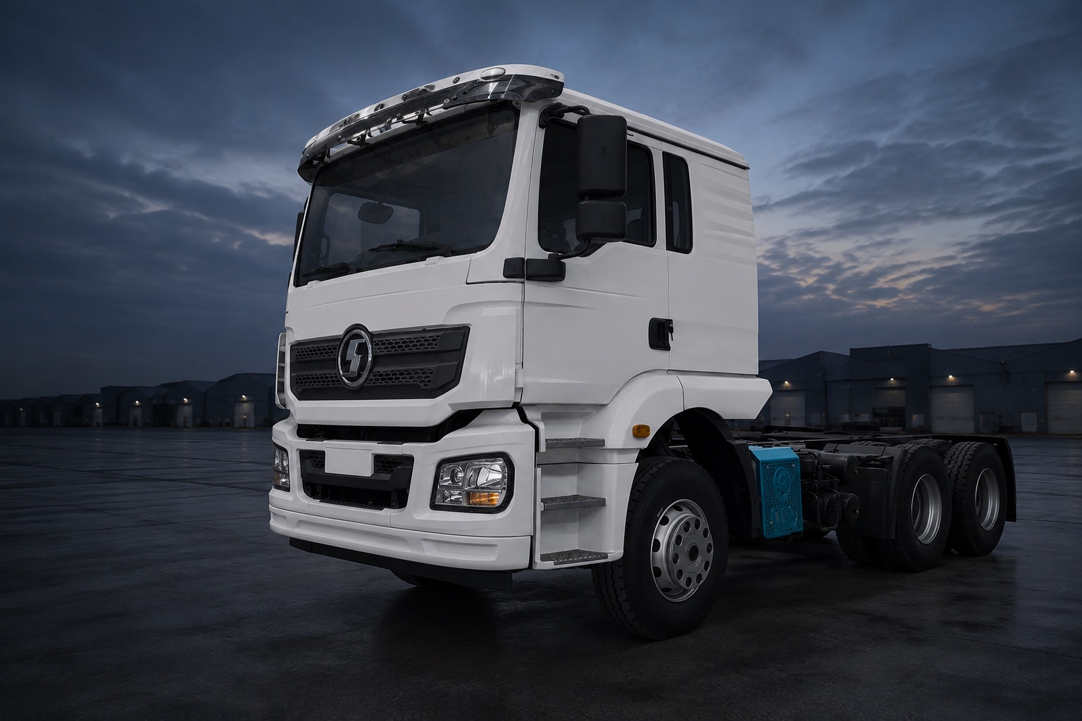 SHACMAN H3000 6x4 tractor truck — illustrative studio image