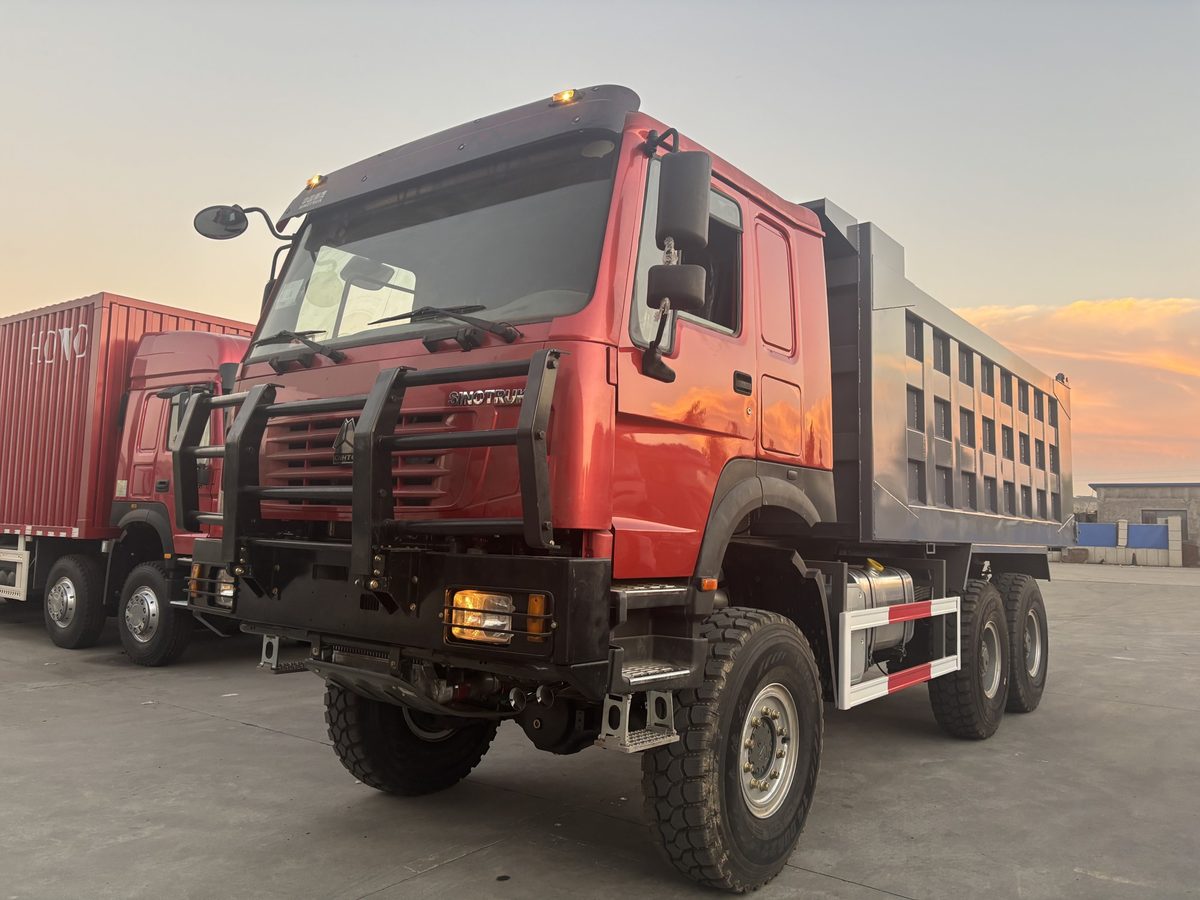 HOWO 6×6 dump truck at the yard