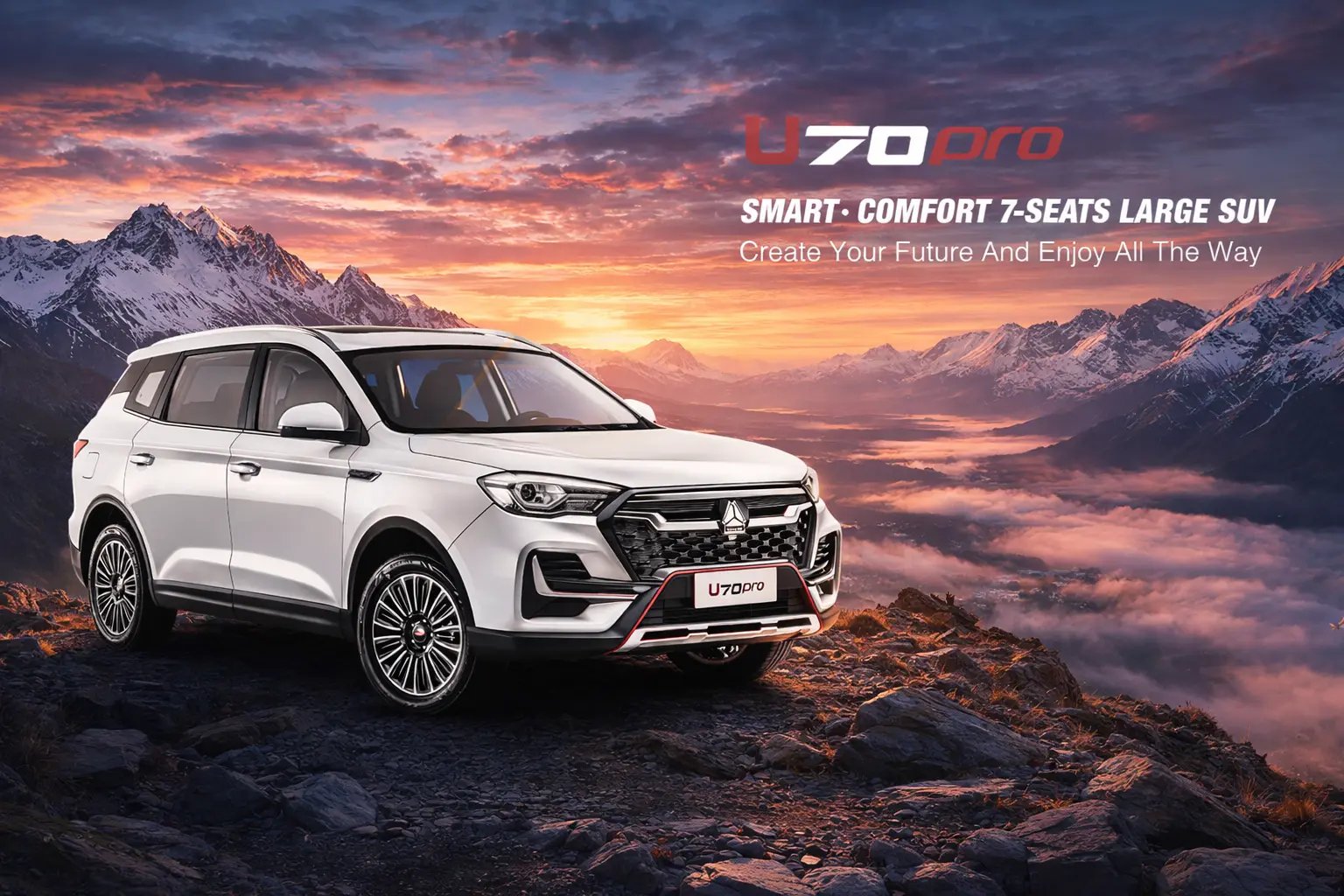 VGV U70 Pro SUV brand promotion lifestyle image