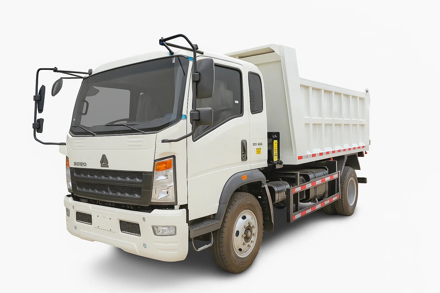 howo light tipper truck