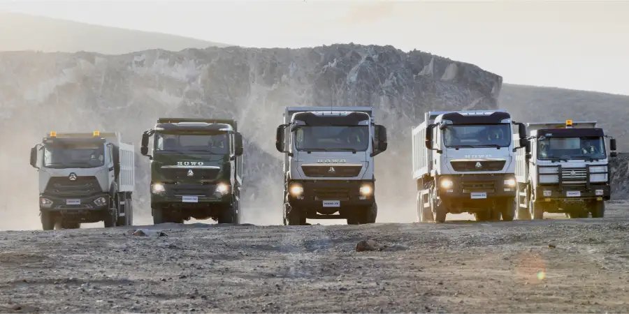 SINOTRUK HOWO Light dump truck for construction and mining transport