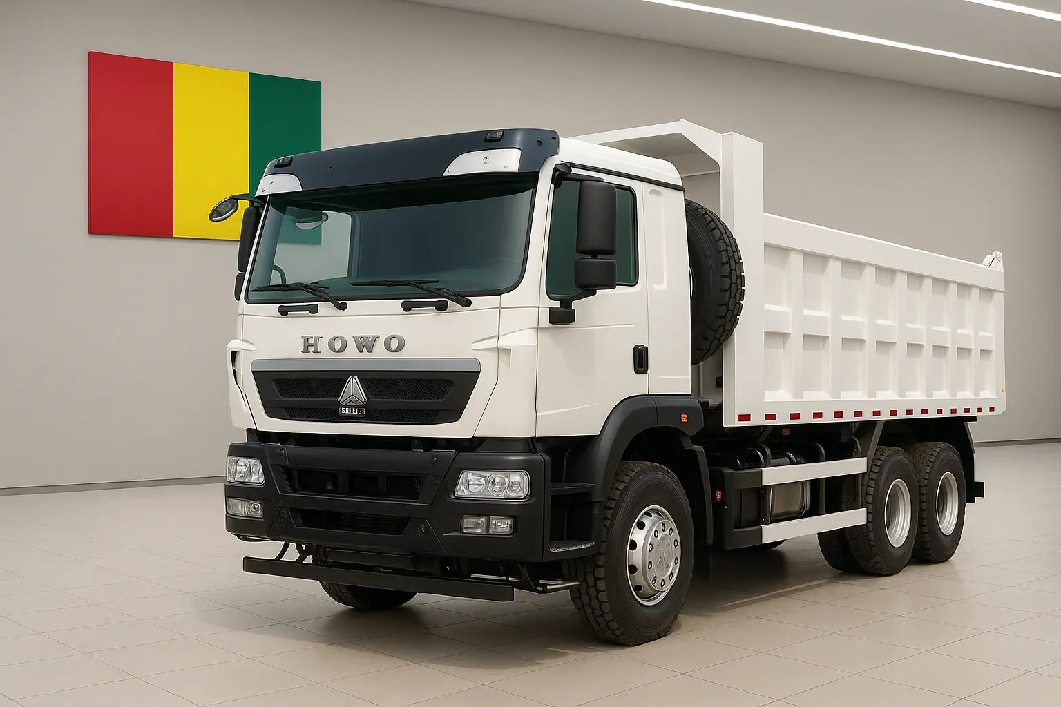 SINOTRUK HOWO trucks for Guinea port logistics, mining transport and corridor projects